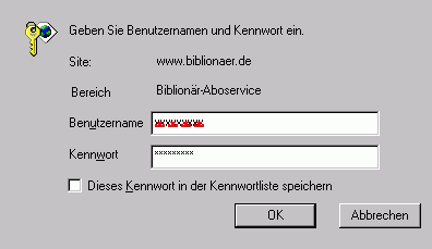 Abonnenten Login