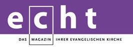 echt - DAS MAGAZIN IHRER EVANGELISCHEN KIRCHE - Logo